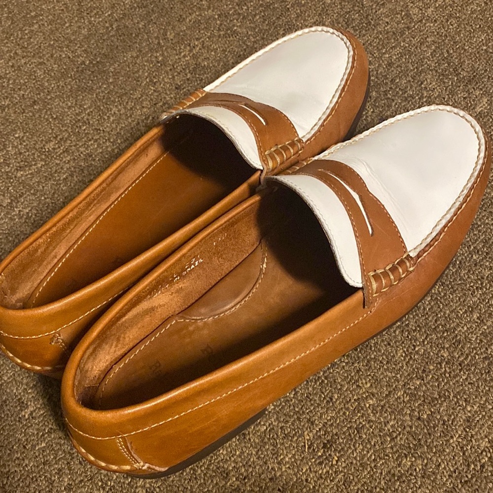 Polo Ralph Lauren mens slip on shoes. Leather. Size 11D. Made in Brazil. RLZ5341